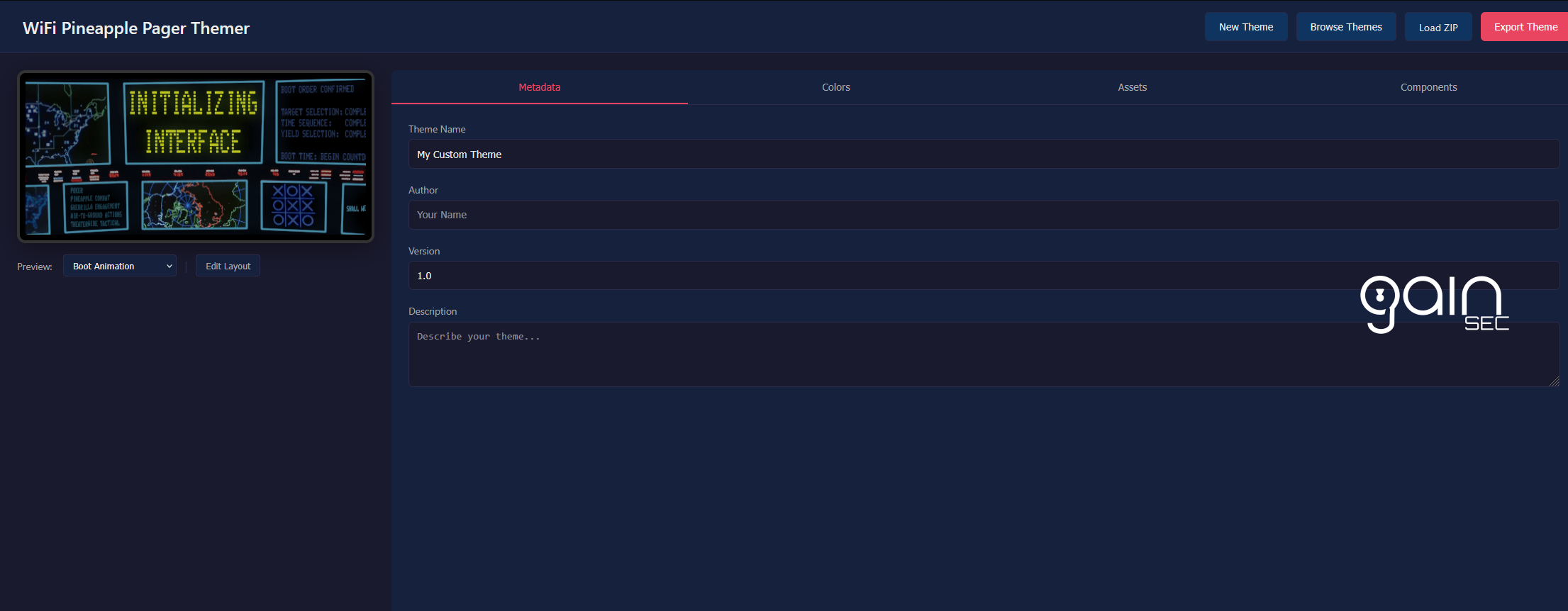 Theme Metadata and Boot Animation